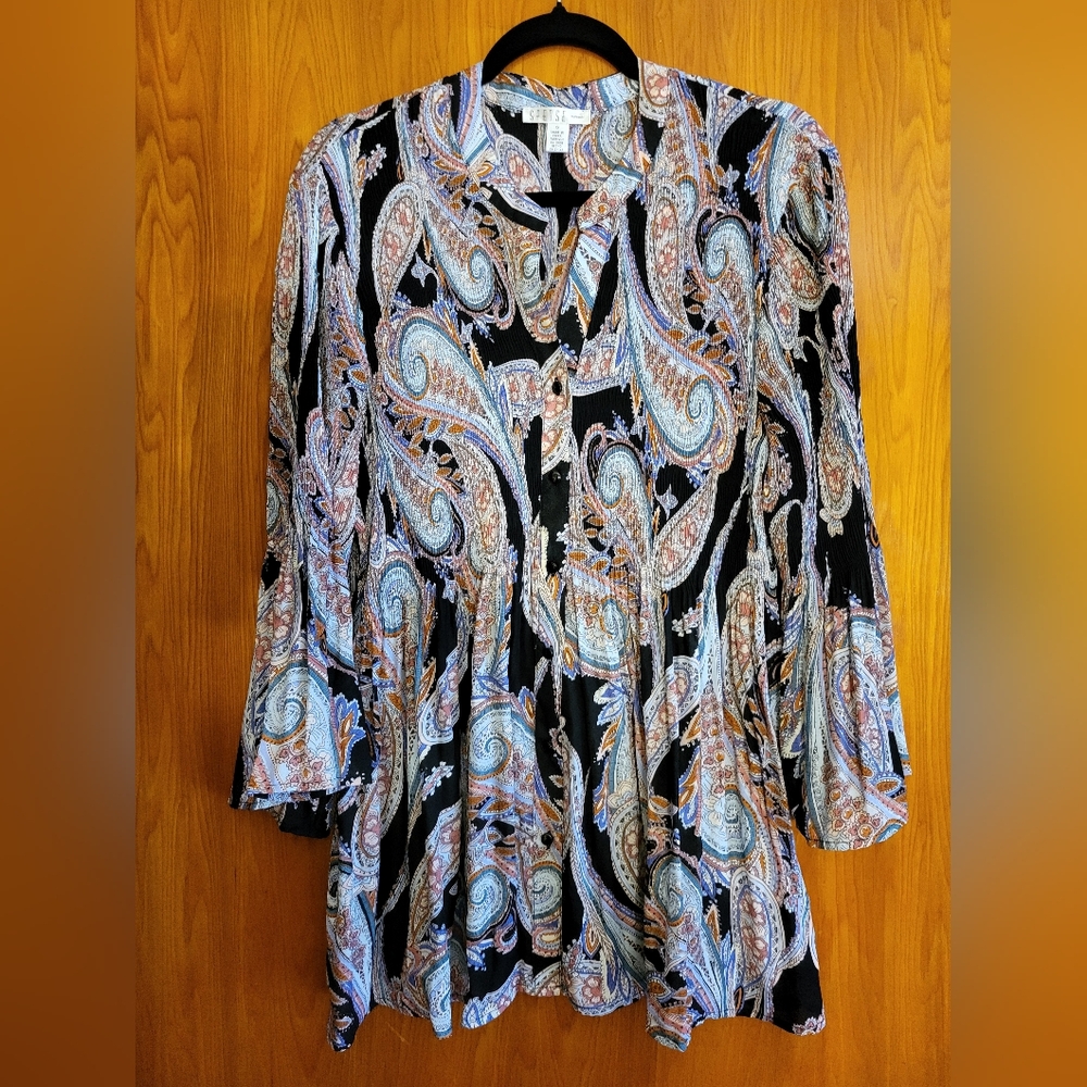Silent Smocked Bodice Blouse